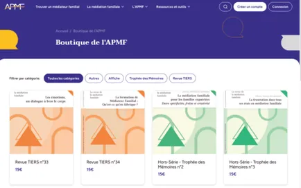 Boutique e-commerce APMF